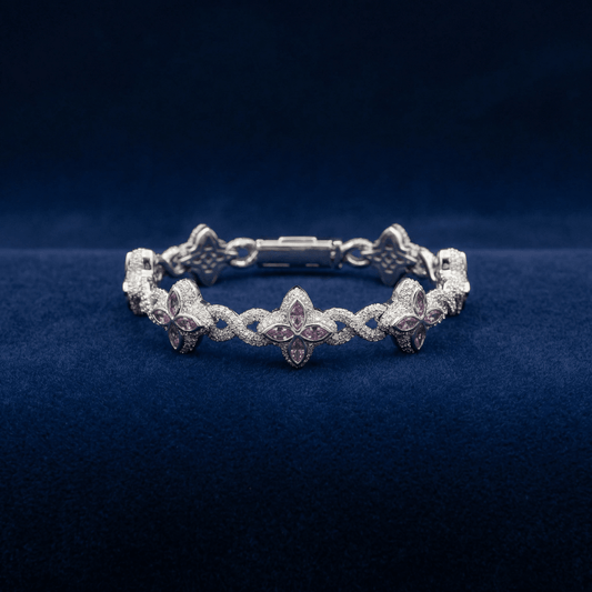 proGalnuv duct_name - Galnuv Pink$10 Raffle Entry – Clover Pink Moissanite Bracelet Galnuv