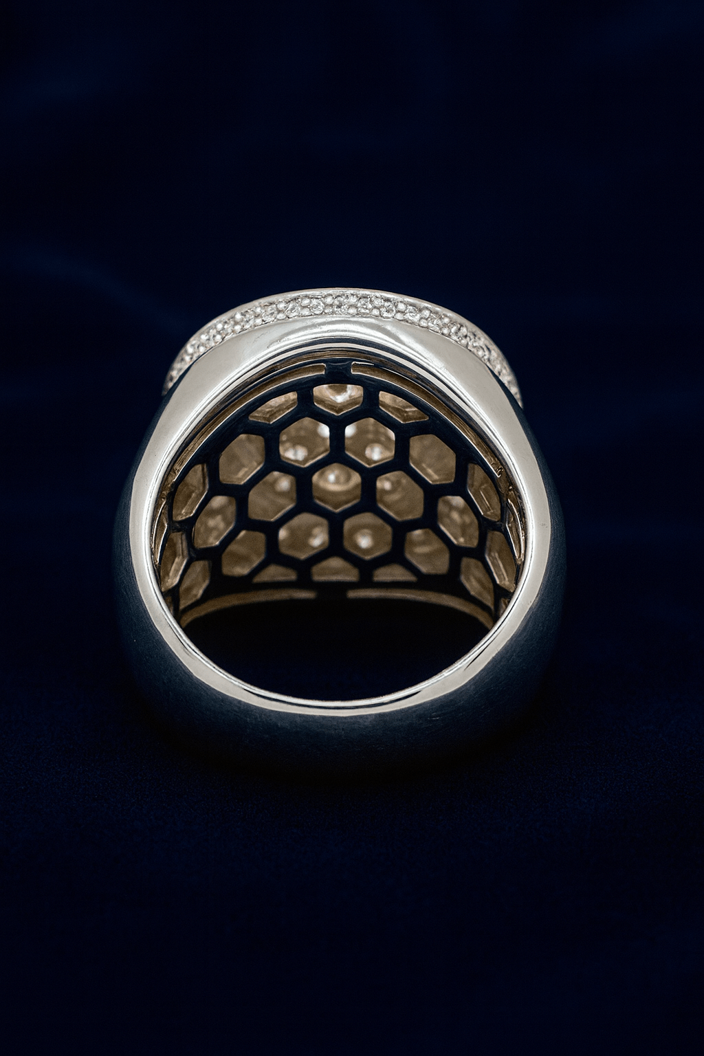 proGalnuv duct_name - Galnuv 8Moissanite Round Pavé Cluster Ring Galnuv