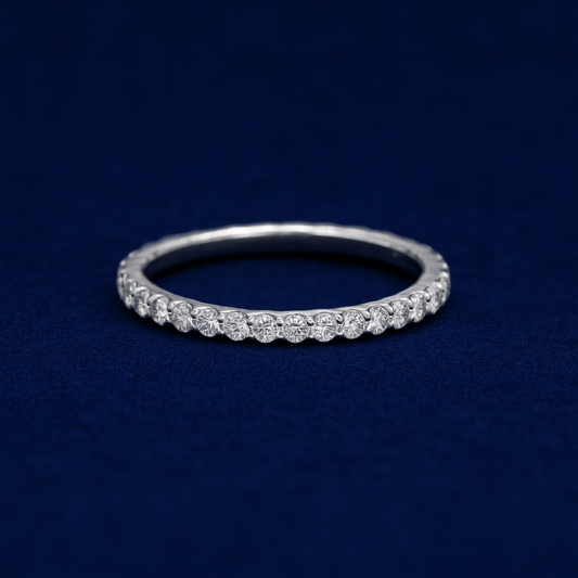 proGalnuv duct_name - Galnuv 5Moissanite Engagement Band Ring Galnuv