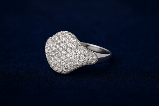 proGalnuv duct_name - Galnuv 6Moissanite Bubble Shaped Ring Galnuv