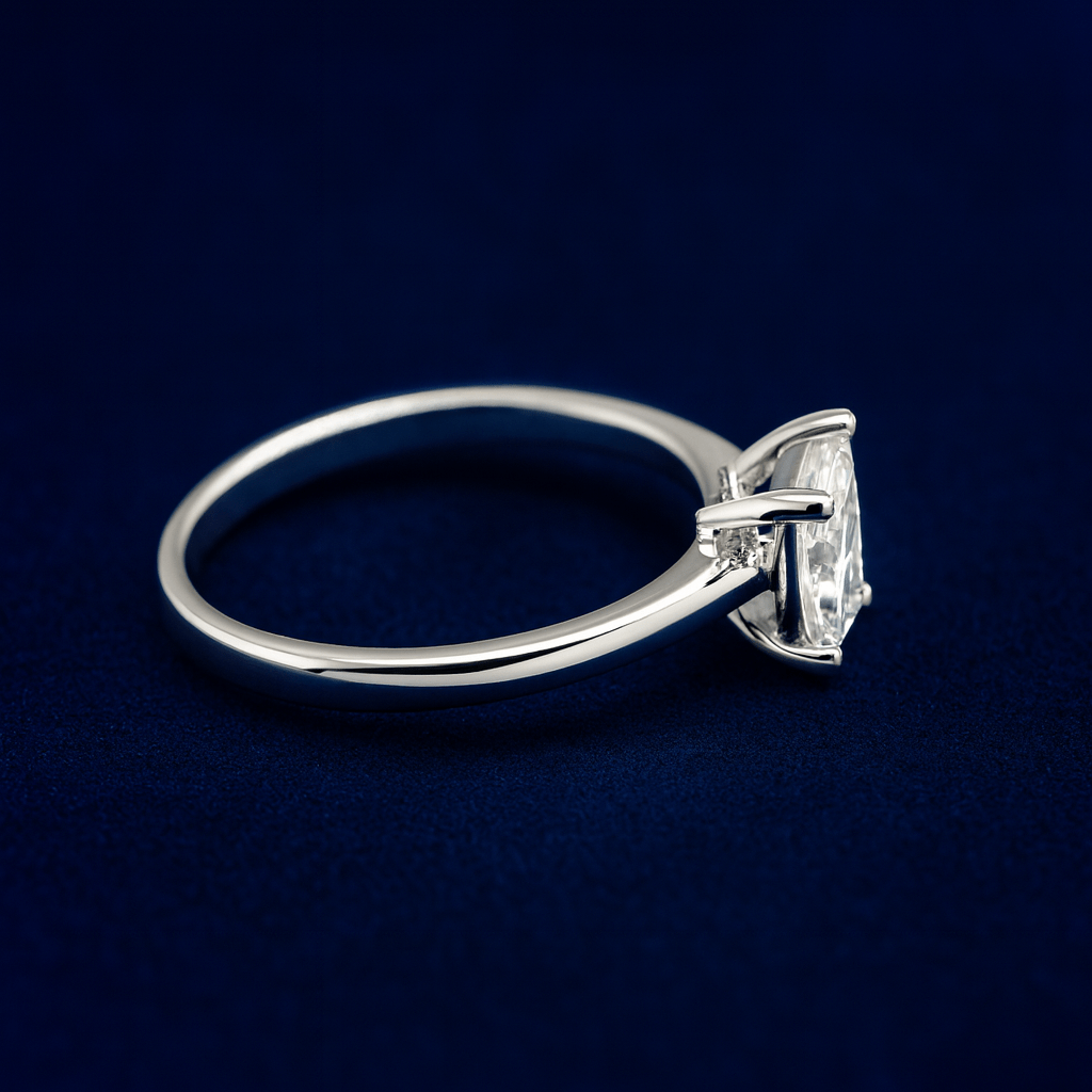 proGalnuv duct_name - Galnuv 51ct Moissanite Princess Cut Solitaire Ring Galnuv