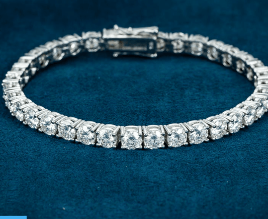 proGalnuv duct_name - Galnuv 7inch5mm moissanite silver tennis bracelet D color VVS1 – GALNUV Luxury Jewelry Canada