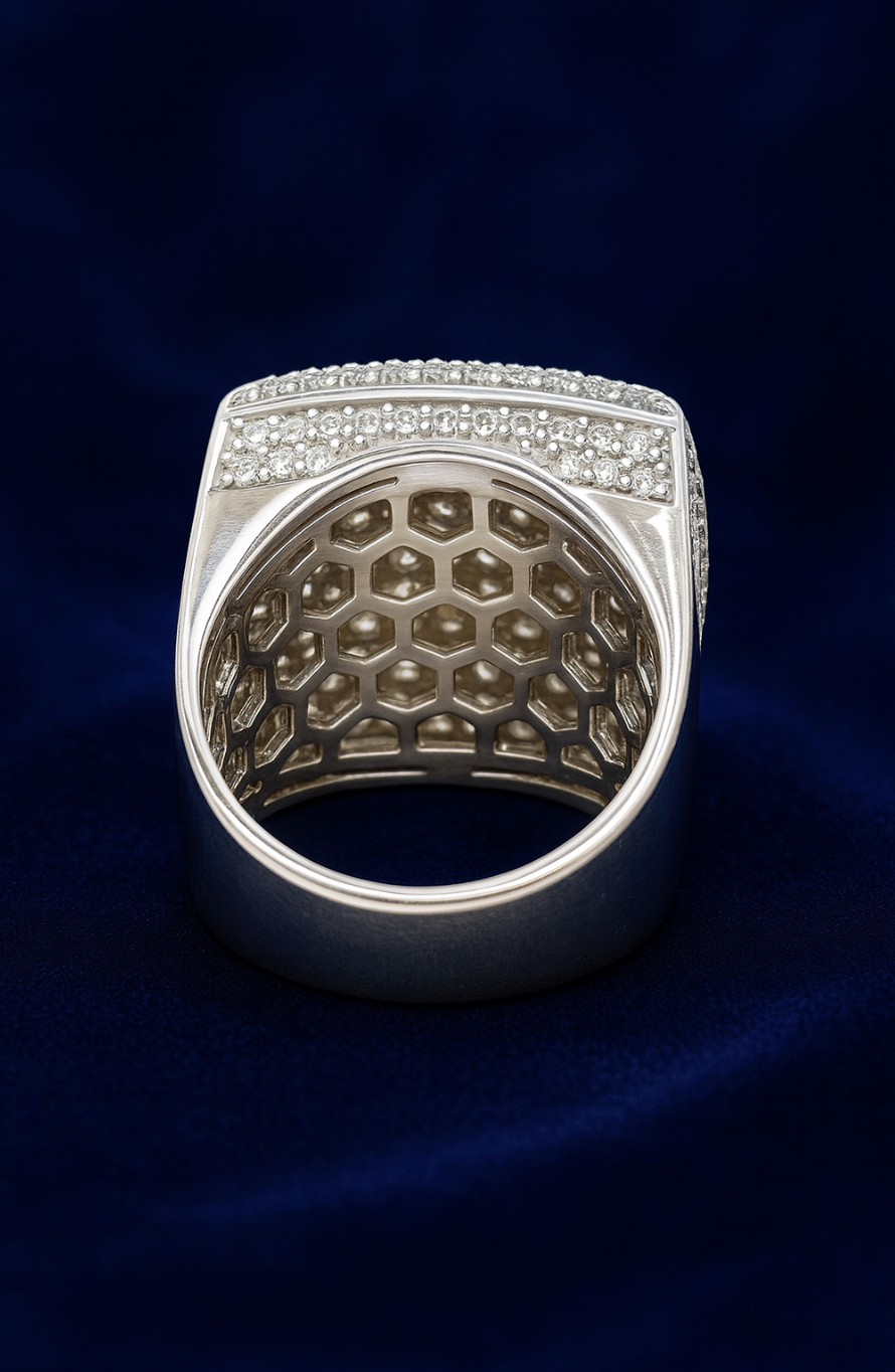 Moissanite Royal Pavé Ring Galnuv