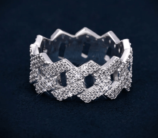 proGalnuv duct_name - Galnuv 7Cuban Ring Moissanite Galnuv