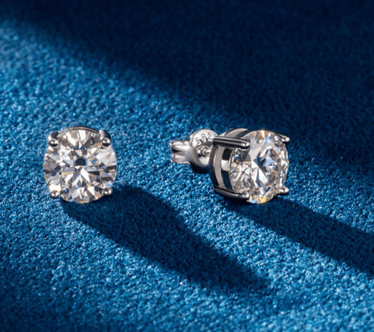 proGalnuv duct_name - Galnuv 1.5ctMoissanite Round Stud Earrings Galnuv