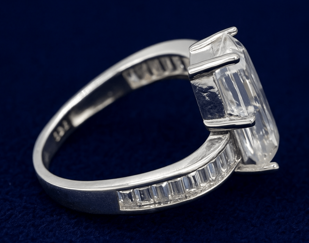 proGalnuv duct_name - Galnuv 7Moissanite Twin Asscher Ring Galnuv