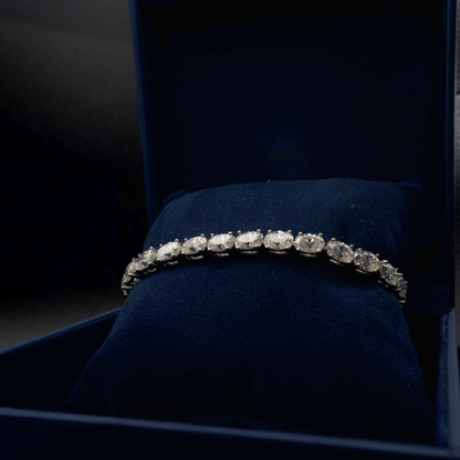 proGalnuv duct_name - Galnuv 7.5Moissanite Oval Tennis Bracelet Galnuv