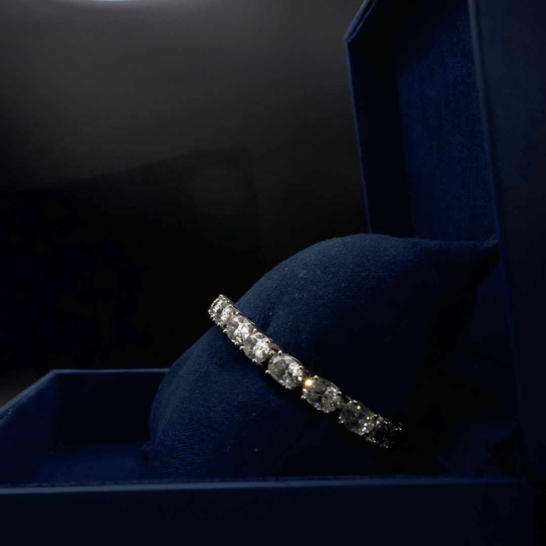 proGalnuv duct_name - Galnuv 7.5Moissanite Oval Tennis Bracelet Galnuv