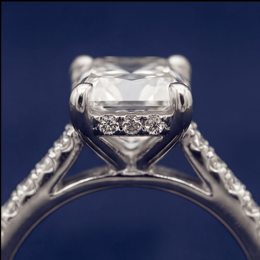 proGalnuv duct_name - Galnuv 85CT Radiant Cut Diamond Ring – 19K White Gold Galnuv