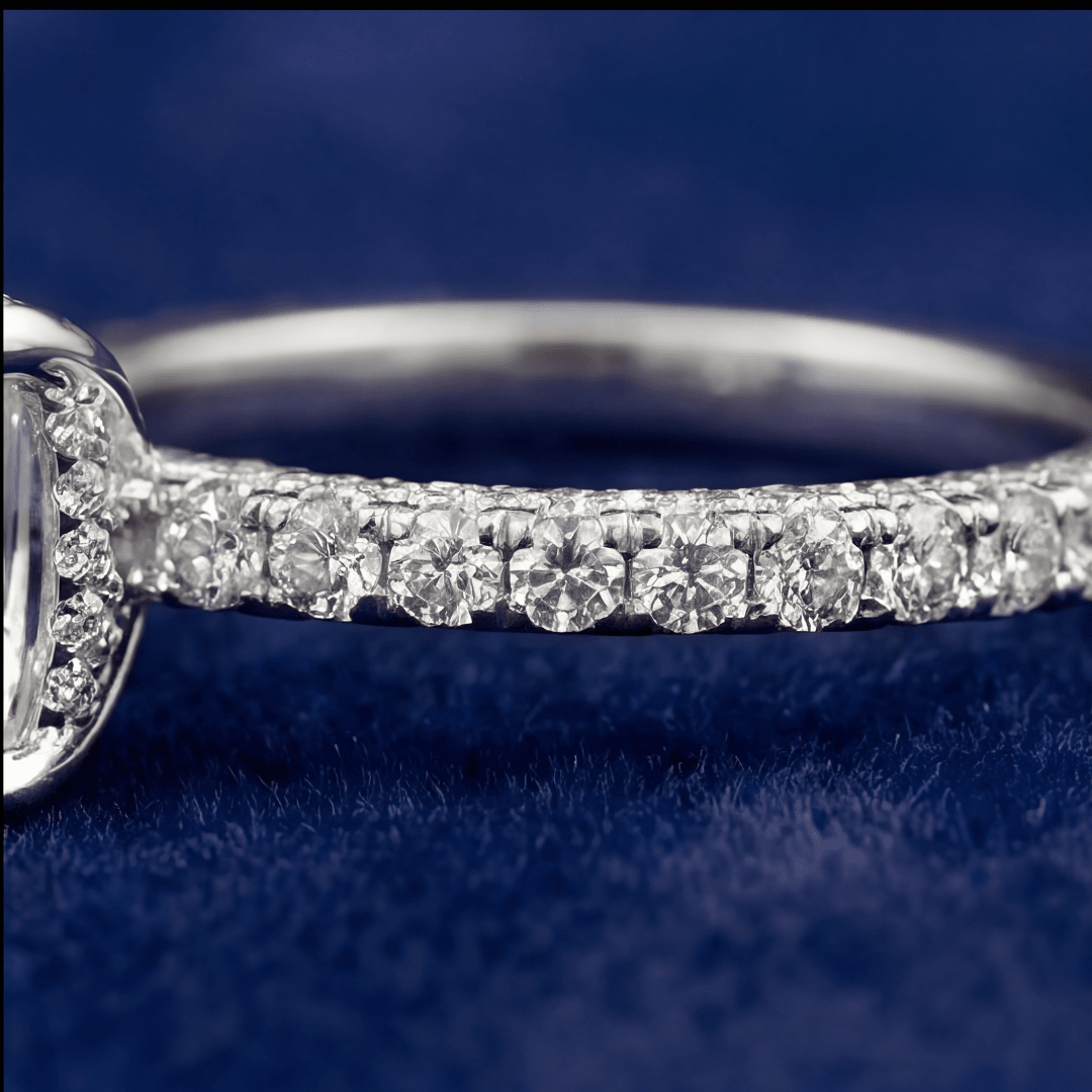 proGalnuv duct_name - Galnuv 85CT Radiant Cut Diamond Ring – 19K White Gold Galnuv