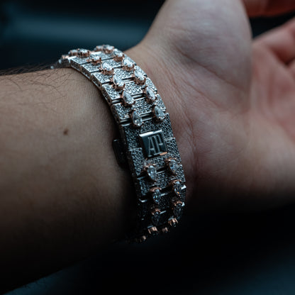 proGalnuv duct_name - Galnuv Audemars Piguet Royal Oak 41 mm – Two - Tone Baguette & Pear - Cut Diamond Edition Galnuv