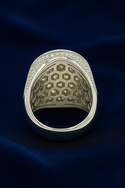 Moissanite Oval Shaped Ring Galnuv
