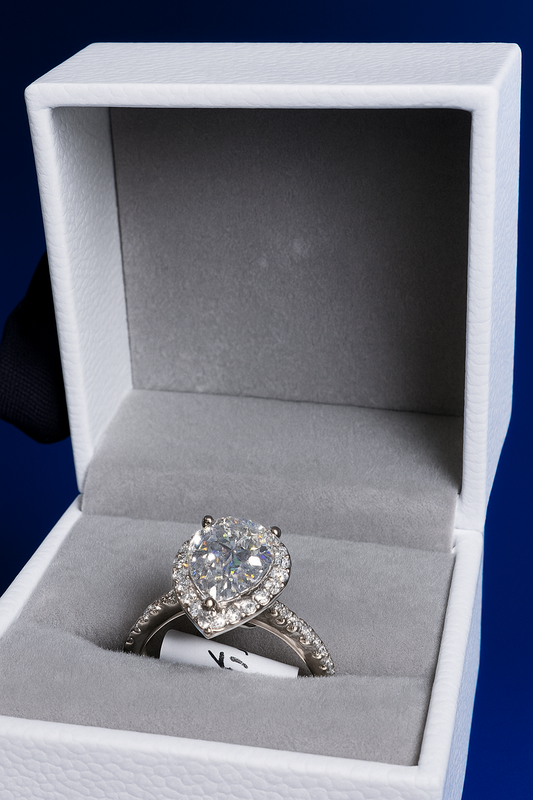 3ct Oval Cut Ring Moissanite Galnuv