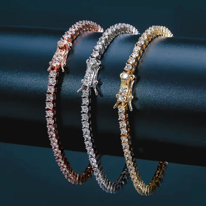 5mm Moissanite Silver Tennis Bracelet Galnuv