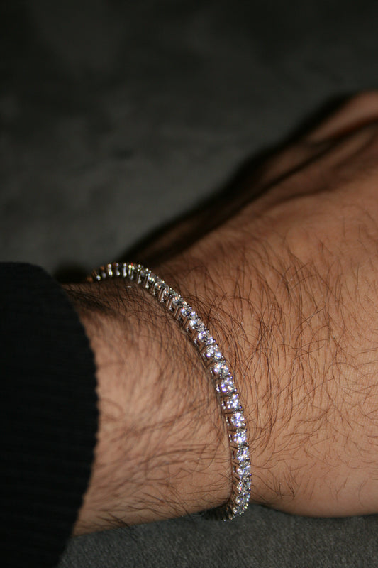 proGalnuv duct_name - Galnuv Custom Products7inchSilver2mmMoissanite tennis bracelet in 925 sterling silver, D color VVS1 stones - Galnuv