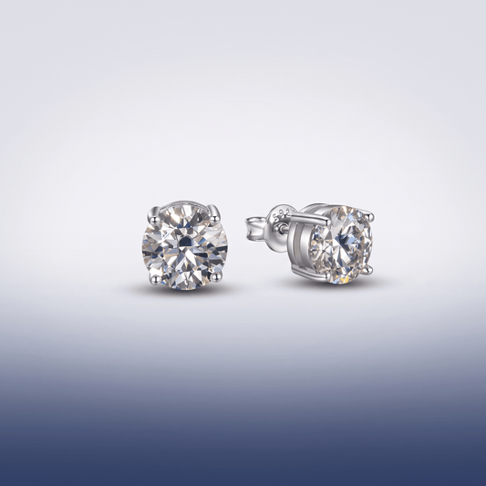 #proGalnuv duct_name# - Galnuv 0.5ctMoissanite Round Stud Earrings