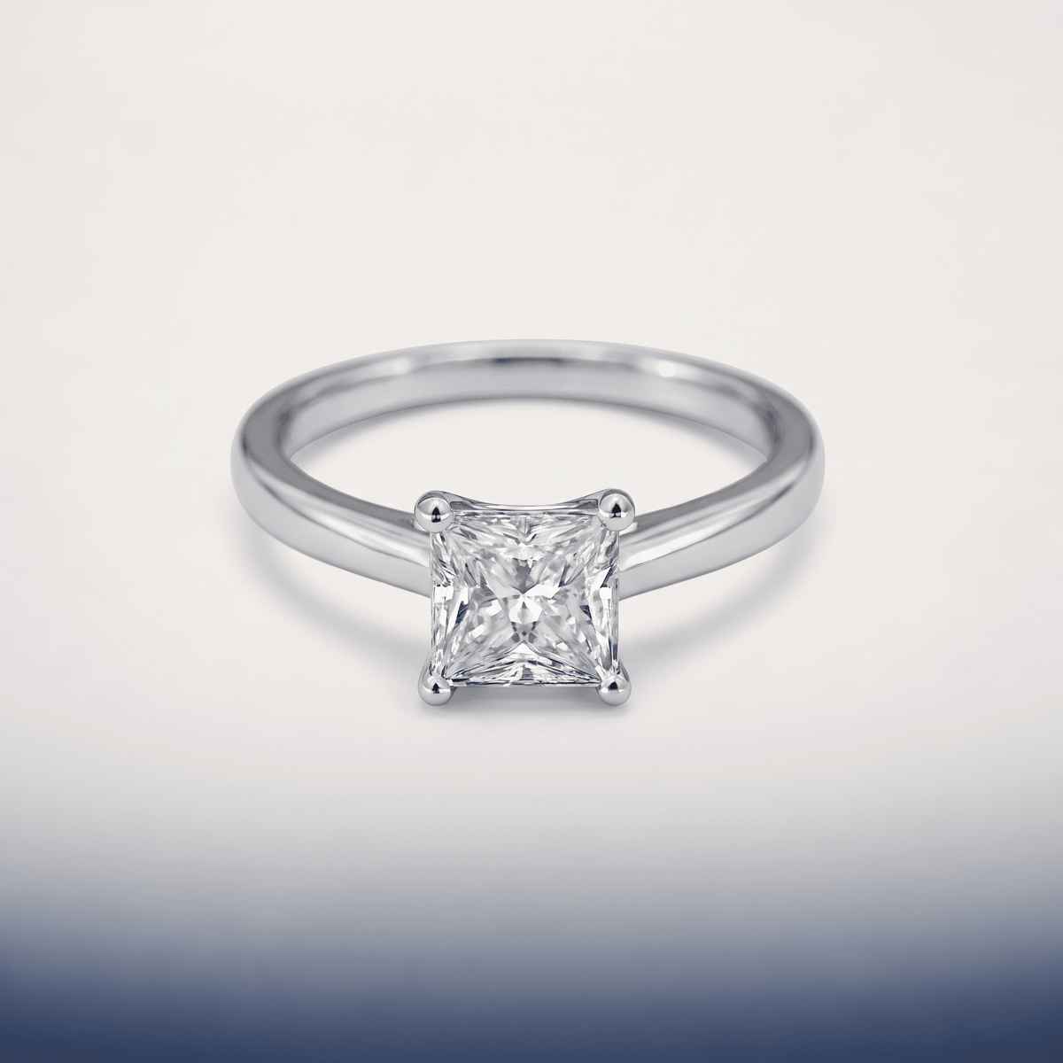 #proGalnuv duct_name# - Galnuv Custom Products61ct Moissanite Princess Cut Solitaire Ring