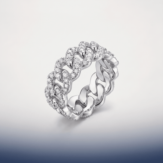 #proGalnuv duct_name# - Galnuv Custom Products7Cuban Ring Moissanite