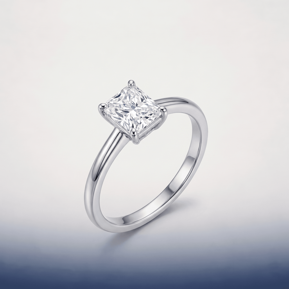 #proGalnuv duct_name# - Galnuv Custom Products61ct Moissanite Radiant Cut Solitaire Ring